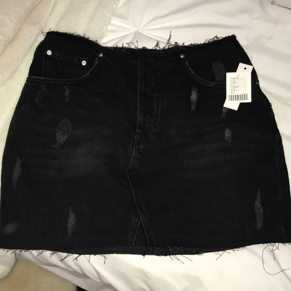 Urban Outfitters Black Jean Skirt